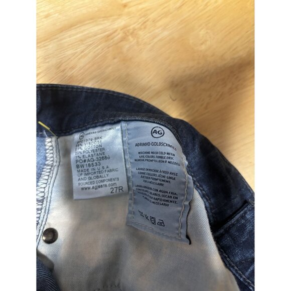 AG‎ Farrah High Rise Ankle Skinny Jeans in Brooks size 27 Stretch Dark - Picture 4 of 4